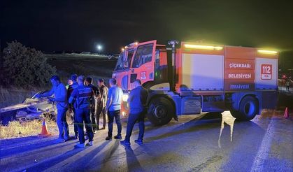 Kırşehir'de traktörle çarpışan otomobil şarampole devrildi: 1 ölü, 1 yaralı