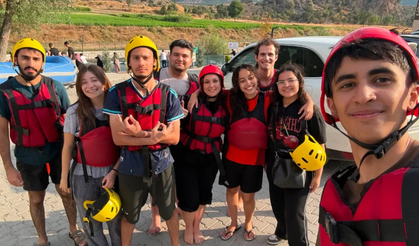 Çekerek rafting etkinliği Avrupalı gönüllüleri buluşturdu