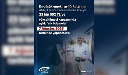 SGK Duyurdu! En Düşük Emekli Maaşı Farkları 7 Ağustos'ta Hesaplara Yatacak