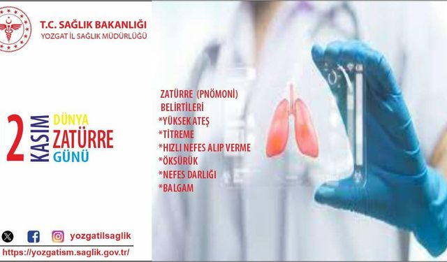 Zatürre ciddi bir tehdit