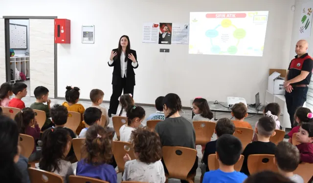 Bursa'da Osmangazili miniklere 'sıfır atık' eğitimi