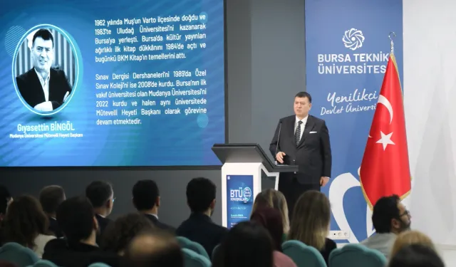 BTÜ Konuşmaları’na Gıyasettin Bingöl konuk oldu