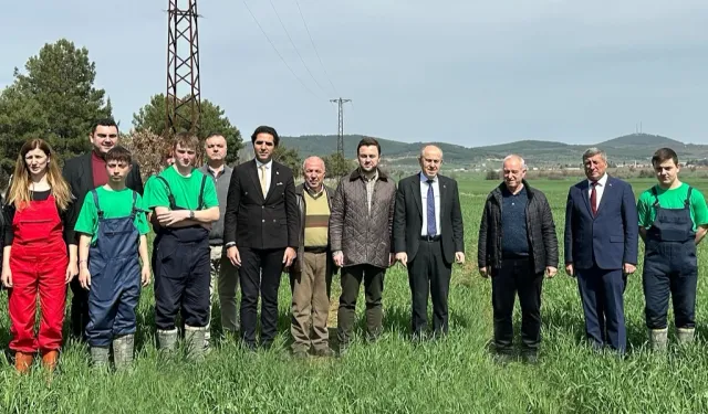 Edirne Keşan'da geleceğin tarımcıları hasada hazırlanıyor