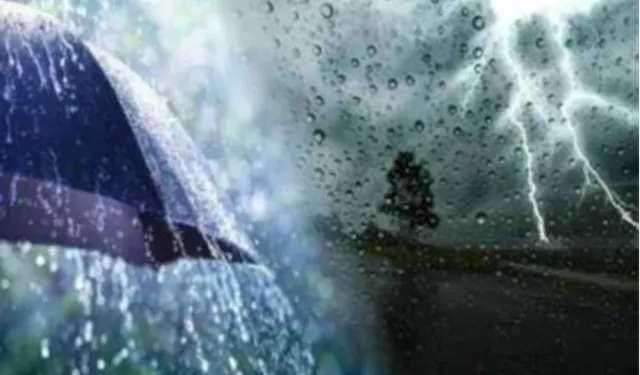 Meteoroloji'den 'kuvvetli' uyarı! Sağanak ve gök gürültülü sağanak yağış bekleniyor!