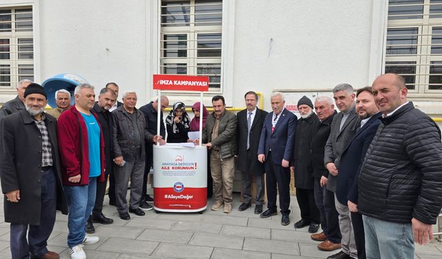 AiLE KORUMA  KAMPANYASINDA TOPLANAN iMZA 20 BiNi GEÇTi!