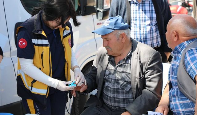 Çekerekliler sağlık taramasından geçti