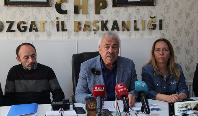 CHP Yozgat İl Başkanı Yaşar Miting Sonrası Konuştu 'Yozgat Haksızlığa 'Yeter' Dedi'