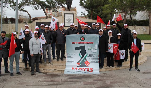 HAK-İŞ Yozgat'ta 1 Mayıs'ı Kutladı