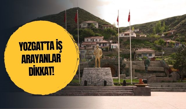 Yozgat iş ilanlarına bakanlar dikkat! Belediye personel alacak
