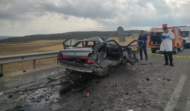 Yozgat'ta Feci Kaza : 1 Ölü 3 Yaralı