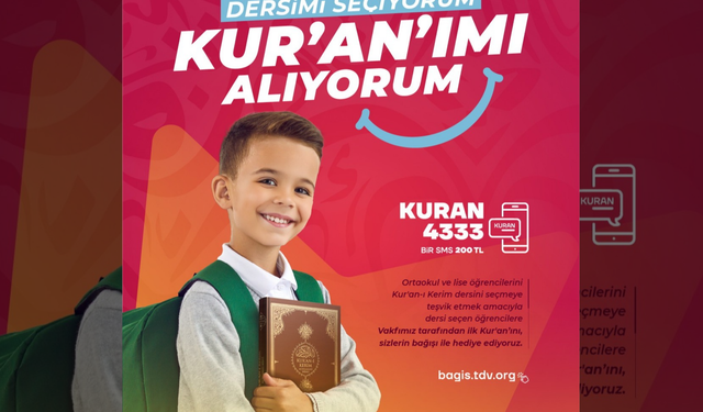 Öğrencilere Manevi Hediye: Kur’an-ı Kerim Dersi Seçenlere Sürpriz Destek