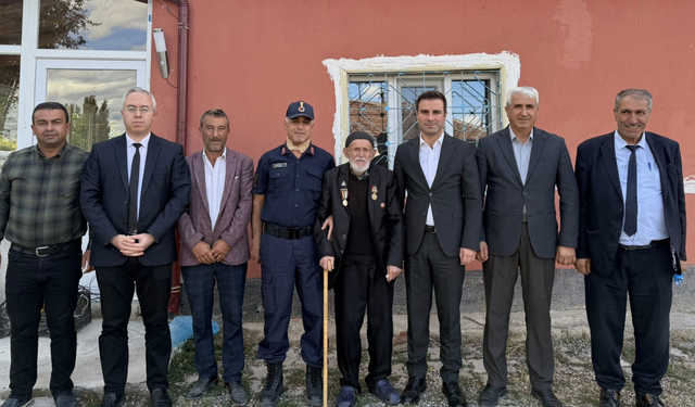 Kaymakam Mubin Demirkıran’dan Kore Gazisine Anlamlı Ziyaret