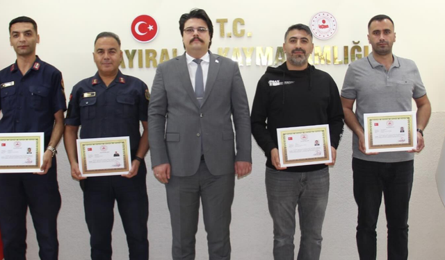 Kaymakam Yüce, Başarılı Jandarma Personelini Ödüllendirdi