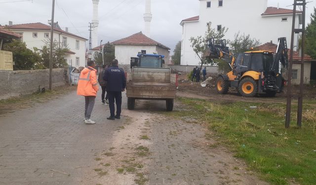 Saraykent'te Temizlik Çalışmaları Devam Ediyor