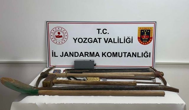 Yozgat'ta İzinsiz Kazı Yapan 5 Kişi Tutuklandı!