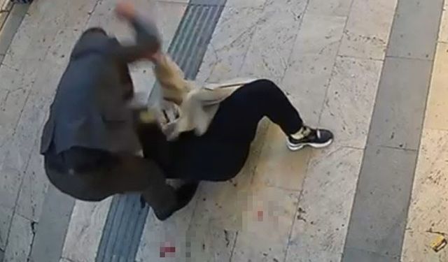 Bıçaklı Saldırıya Uğrayan Kadını, Esnaflar Meyve Kasalarıyla Kurtardı