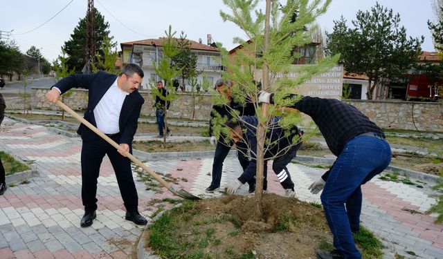 Akdağmadeni’nde 11 Kasım Milli Ağaçlandırma Günü’nde Fidanlar Toprakla Buluştu