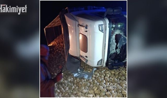 Son Dakika! Yozgat’ta Tır Devrildi: 1 Ölü