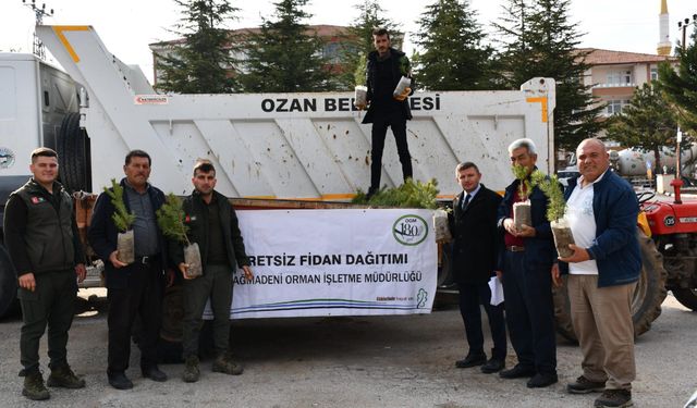Saraykent'te 5 Bin Fidan Dağıtıldı