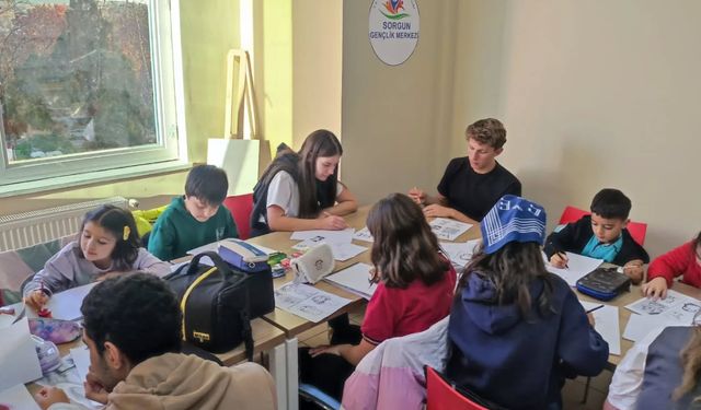 Yozgat'a Gelen Gönüllüler Keyifli Vakit Geçiriyor