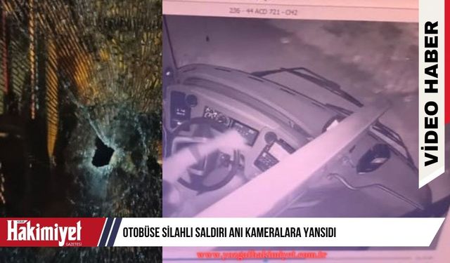 Otobüse Silahlı Saldırı Anı Kameralara Yansıdı