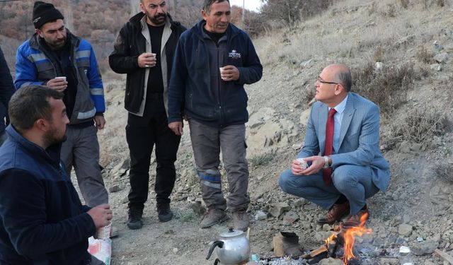Yozgat'taki Belediye Altyapı Çalışmalarını Sürdürüyor