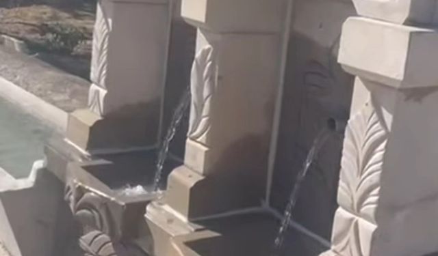 Yozgat'ta İmece Usulü Çeşme!