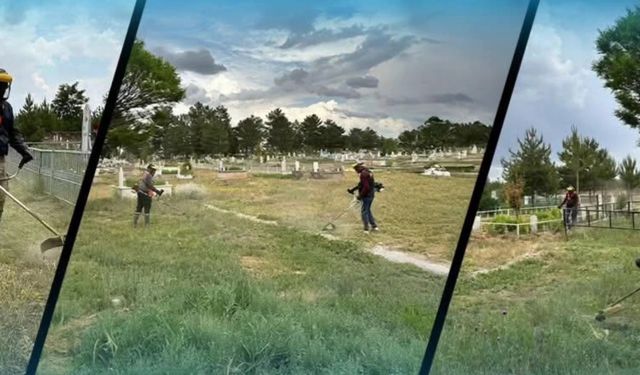 Boğazlıyan Belediyesi Mezarlık Alanlarında Çalışmaları Rutin Hale Getirdi
