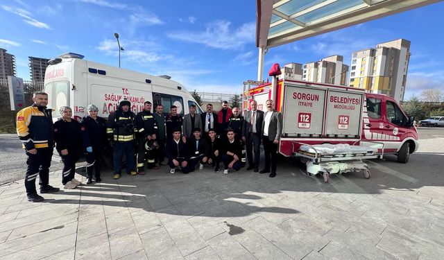 Sorgun Devlet Hastanesi'nde Gerçeği Aratmayan Tatbikat!