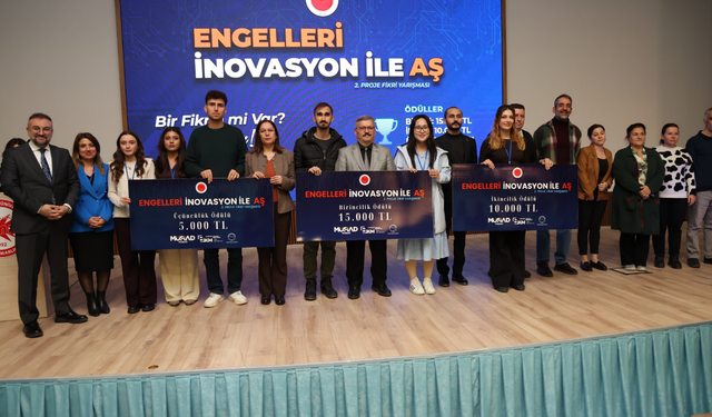 Yozgat'ta Engelleri İnovasyon ile Aş 2. Proje Fikri Yarışması Final Programı ve Ödül Töreni Düzenlendi