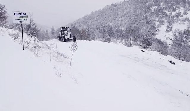 Yozgat'ta Kapanan 11 Yol Ulaşıma Açıldı!