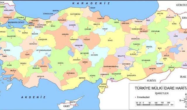 81 ilin isim haritası çıkarıldı: O harf açık ara zirvede!