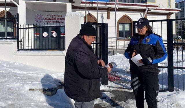 Yozgat'ta Polis Ekiplerinden Bilgilendirme