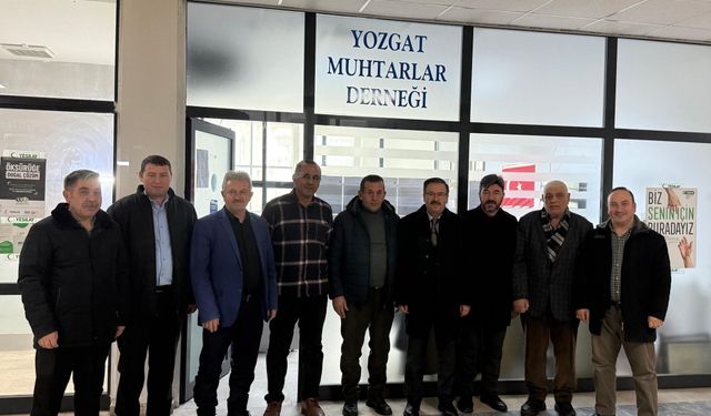 Yozgat AK Parti İl Başkanı Kandemir Muhtarları Ziyaret Etti