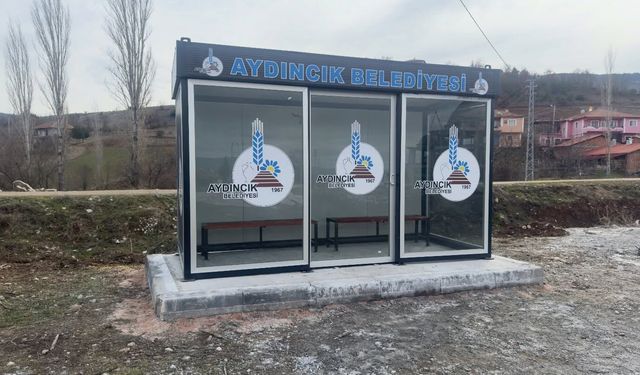 Yozgat'ta Belediyenin Otobüs Durakları Dikkat Çekti
