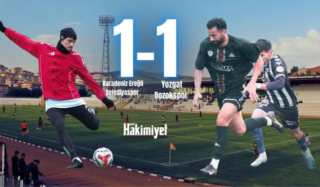 BOZOK BİR PUANLA DÖNDÜ