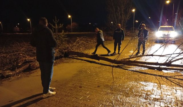 Çandır’da Fırtına Alarmı! Belediye Ekipleri Gece Boyu Sahadaydı