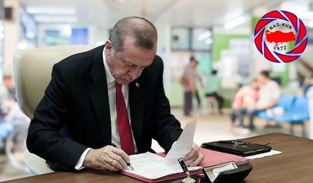 Cumhurbaşkanı İmzaladı: Borçlu BAĞ-KUR’lulara Müjde