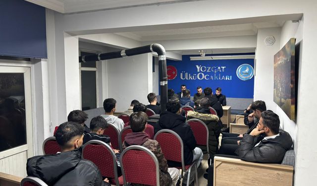 Yozgat’ta Ülkü Ocakları’ndan Değerler ve Mavi Vatan Eğitimi