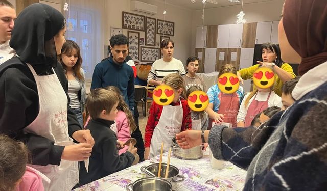 Sorgun Gençlik Derneği Gönüllüleri Macaristan'da Çocuklarla Buluştu