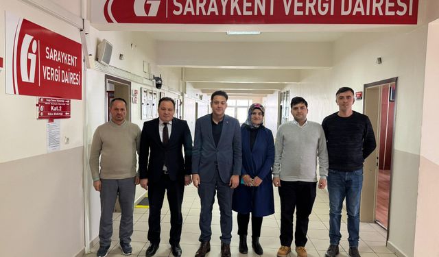 Saraykent Vergi Dairesi Kaymakam Öztürk'ü Ağırladı