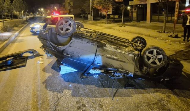 Yozgat'ta Jandarmadan Kaçarken Kaza Yaptı!