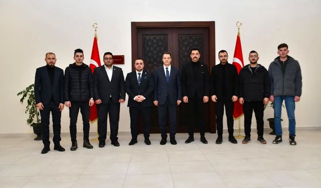 Sorgun Ülkü Ocakları’ndan Kaymakam Canpolat’a Ziyaret