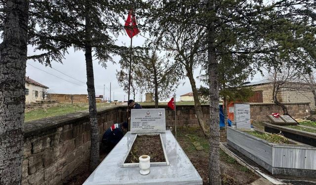Yozgat’ta Şehit Kabirlerinde Bakım ve Ziyaret Çalışması