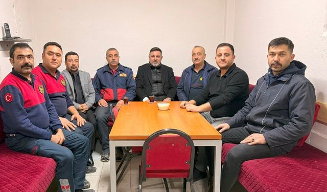 Başkan Arslan’dan Gece Mesaisindeki Personele Ziyaret