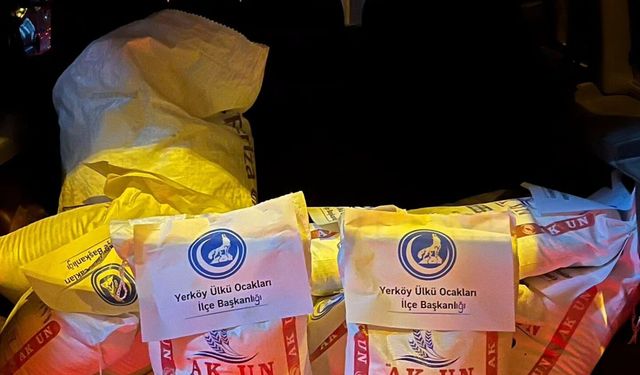 Yerköy Ülkü Ocakları Ramazan Yardımlarını Sürdürüyor