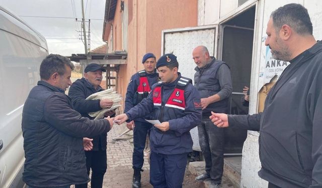 Yozgat Jandarmadan Emeğiniz Çalınmasın Uyarısı