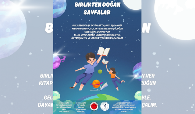 Yozgat’ta Birlikten Doğan Sayfalar Projesiyle Çocuklara Umut Oluyorlar
