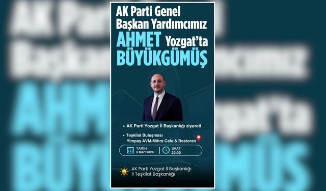 AK Parti Yozgat'ta Teşkilat Buluşması Düzenleyecek