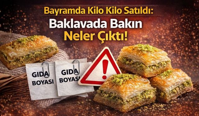 Bayramda Kilo Kilo Satıldı: Baklavada Bakın Neler Çıktı!